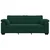 Vidaxl Trosed temno zelen 220x77x82 cm žamet