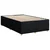 Vidaxl Box spring postelja z vzmetnico črn 120x200 cm blago