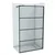 Walk-in COPEN MONTE 90x200cm crni mat ram 8mm staklo