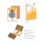 Wallity Set uramljenih MDF slika Myk3007-3, 3 dijela