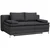 Novel BOXSPRING ZOFA, antracit tekstil