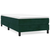 vidaXL Box spring postelja z vzmetnico temno zelena 80x200 cm žamet