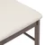 Vidaxl Jedilni stoli z blazinami 2 kosa Brown Solid Wood Rubber