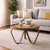Hanah Home klub sto Spring 100, 100 cm, orah