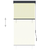 Vanjska roleta 80 x 250 cm krem