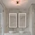 Opviq Zidna lampa Benek-15-14383, 15x15x18cm, IP20, Zlatna boje