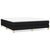 vidaXL Box spring postelja z vzmetnico črna 160x200 cm blago
