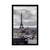 Plakat razgled na Pariz z mestne ulice - 60x90 silver