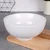 Northix Velika skleda iz belega porcelana - 1,6 litra