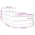 Vidaxl Box spring postelja z vzmetnico LED temno modra 80x220 cm žamet