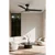 FARO 34289WT1S - LED prigušiva ventilator CRUISER S 18W/230V CCT prečnik 106 cm crna WT + daljinski upravljač