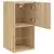 TV ormarići s LED svjetlima 2 kom boja hrasta 30,5x30x60 cm