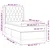 vidaXL Box spring postelja z vzmetnico krem 80x200 cm blago