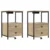 Noćni ormar s ladicama 2 pcs Sonoma hrast 40 x 31 x 60 cm