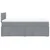 Vidaxl Boxspring postelja z vzmetnico svetlo siva 120x190 cm blago