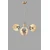 Conceptum Hypnose Luster Bankok, 70cm, 40 cm, E27 , Zlatne boje