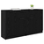 Komode 2 pcs Crni hrast 60 x 30 x 70 cm Konstruirano drvo