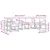 Set vanjskih sofa s jastukom 7 pcs Bijela i antracit