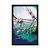 Plakat drevesna veja ob polni luni - 60x90 no frame