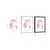 Plakat čarobni samorog - 20x30 silver