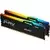 KINGSTON DIMM DDR5 32GB (2x16GB kit) 5600MT s KF556C36BBEAK2-32 Fury Beast RGB EXPO (MEM02323)