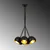 Opviq Luster Sivani-MR-630, 45 cm 7x E27