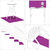 Stepenica Pravokutni 2 pcs Srebrno 70 x 20 cm Aluminij