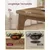 Songmics Jedilna miza 85x140x762 cm rjava