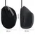 miška Ewent Wireless Ergonomic Vertical, 1600dpi, črna, USB