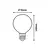 RABALUX LED vlakno filament providno