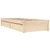 Vidaxl Posteljni okvir s predali 75x190 cm