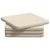 Jastučići za sjedenje 4 pcs Bež 40 x 40 x 3 cm