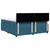 vidaXL vidaXL Box spring postelja z vzmetnico modra 200x200 cm žamet, (21305331)