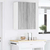 vidaXL Viseča omarica Riga 2 pcs Siva Sonoma in bela 30 x 31 x 80 cm