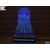Black Cut 3D Lampa Meduza, RGB