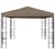 vidaXL Paviljon 3x3 m taupe