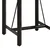 Vidaxl Barska miza 55x55x107 cm trden mangov les in železo