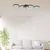 Braytron LED plafonjera BRY-NELA-SR1-RND-CRNA-60W-SA DALJINSKIM-IP20