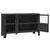 Komoda antracit 105 x 35 x 62 cm od metala i stakla