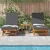 Vidaxl Ležalnik 2 szt. Rjava 65 x 199 x 84 cm Masiven les akacije