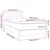 Vidaxl Box spring postelja z vzmetnico LED krem 100x200 cm blago
