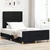 vidaXL vidaXL Postelja Temno Rjava 120x190 cm Tkanina, (22049170)