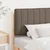 vidaXL Tapecirano vzglavje Rjava in taupe 90 cm Masivno borovo les