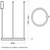 VESTA 366 LUSTER-CRNA-60W-4000K-f780*1500mm