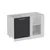 Hanah Home kuhinjski element Minar 4137, 120 cm, beli / antracit