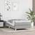 Vidaxl Box spring postelja z vzmetnico svetlo siva 80x200 cm blago