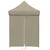 Šator za zabave 200 x 200 x 306 cm Sivosmeđa Oxford tkanina