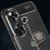 Eleganten gel ovitek Elite Guard z usnjeno teksturo in zaščito robov za Xiaomi Redmi 13C - obsidian black