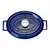 Oval saucepan, cast iron, 29cm/4.7L Premium, Blue - LAVA