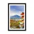 Plakat s paspartujem pogled na Chureito Pagodo in goro Fuji - 30x45 silver